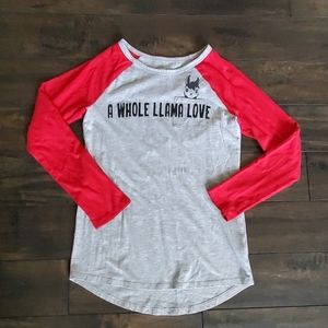 Justice girls 14 long sleeve shirt